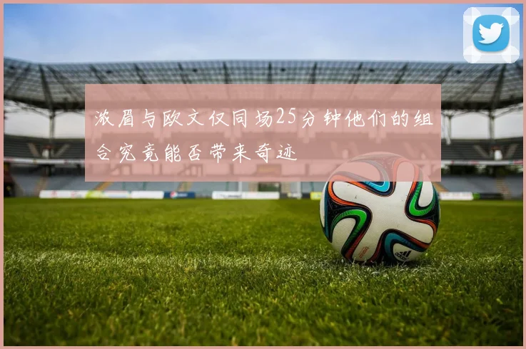 浓眉与欧文仅同场25分钟他们的组合究竟能否带来奇迹