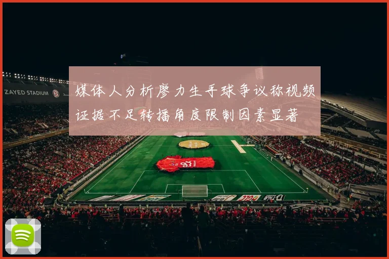 媒体人分析廖力生手球争议称视频证据不足转播角度限制因素显著